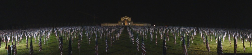 View at 9/11 memorial at Art Hill 