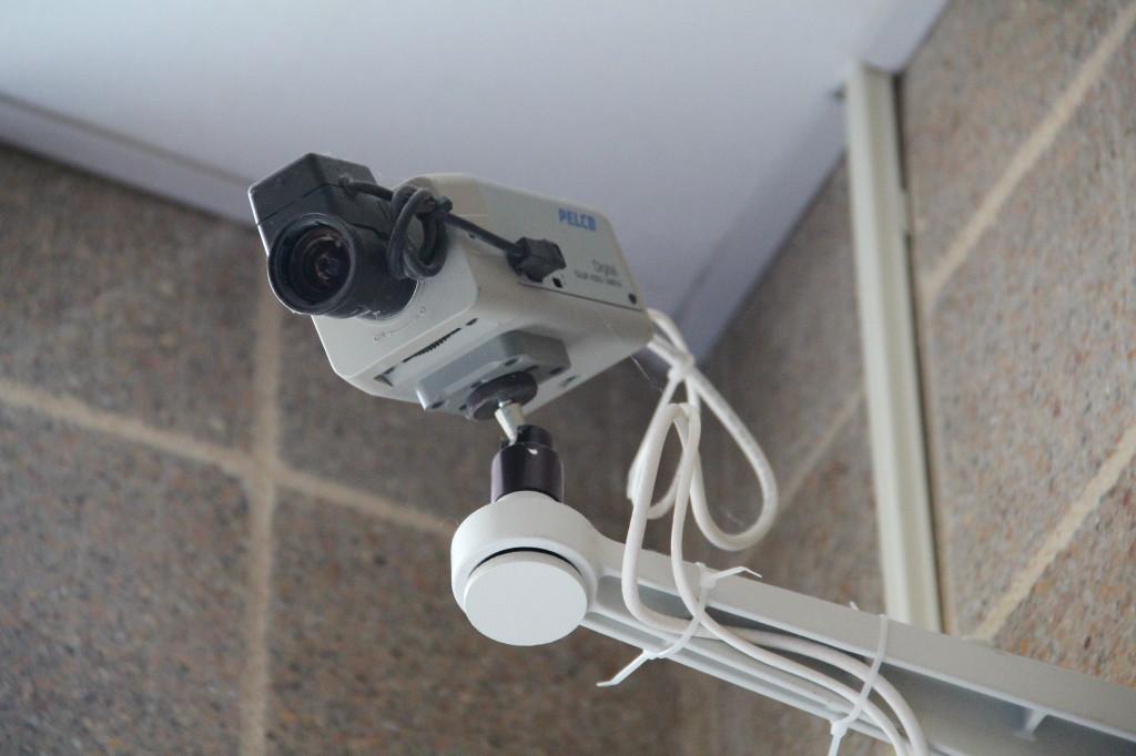 CHS security cameras (Photos by Neil Docherty)