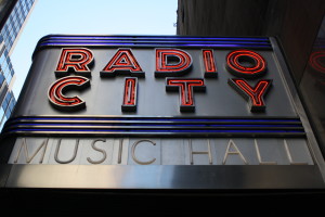 This photo was taken at Radio City in New York City.