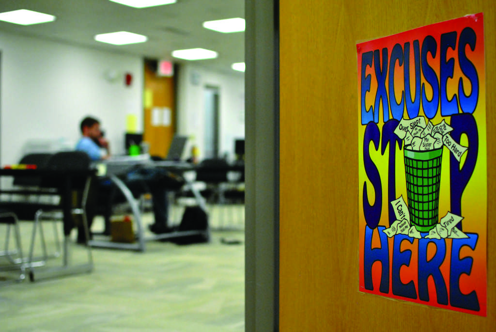 The entrance to the Collaborative School classroom (Noah Engel)