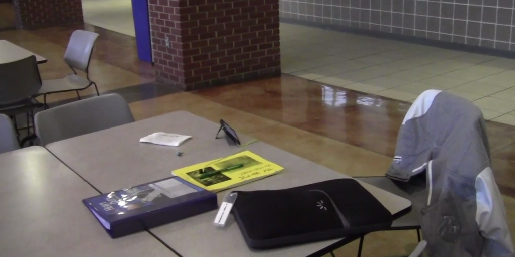 Students should avoid leaving personal items out on the tables in the commons. 