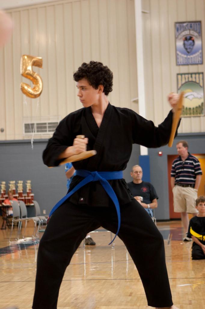 Luis MartÃ­n displays some of his moves.  (Photo from Luis MartÃ­n.)