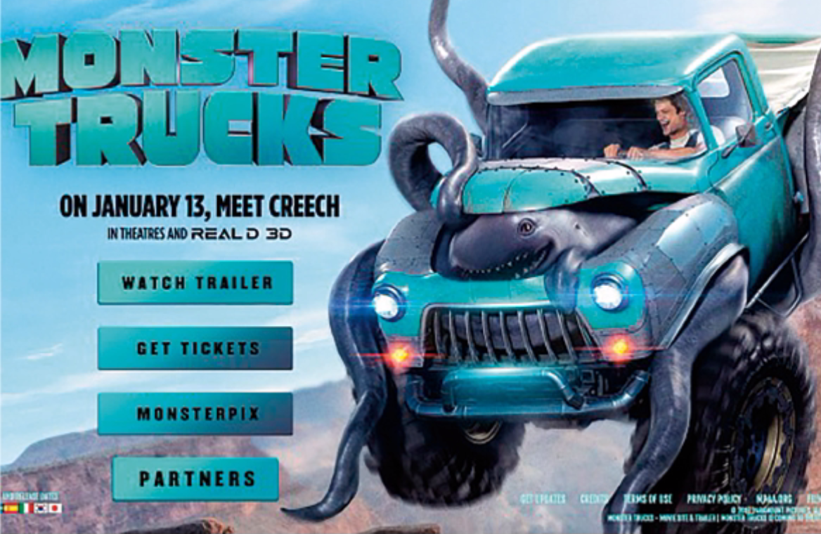 Monster Trucks Movie Review and Ratings by Kids