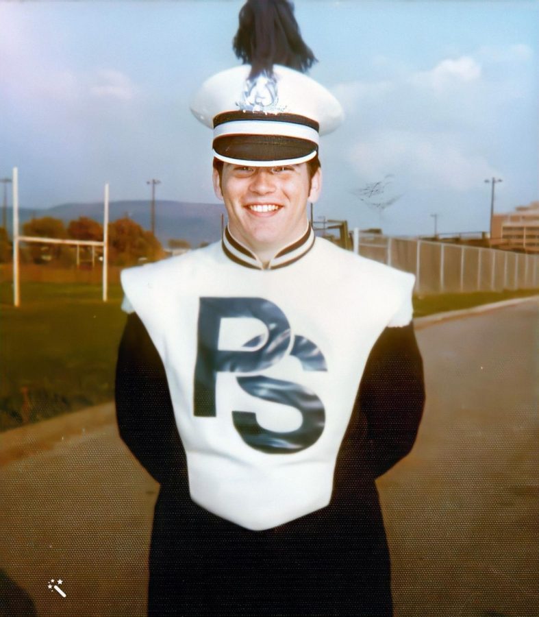 Varley made it into the Marching Blue Band at Penn State during his sophomore year.  He played clarinet in the band.