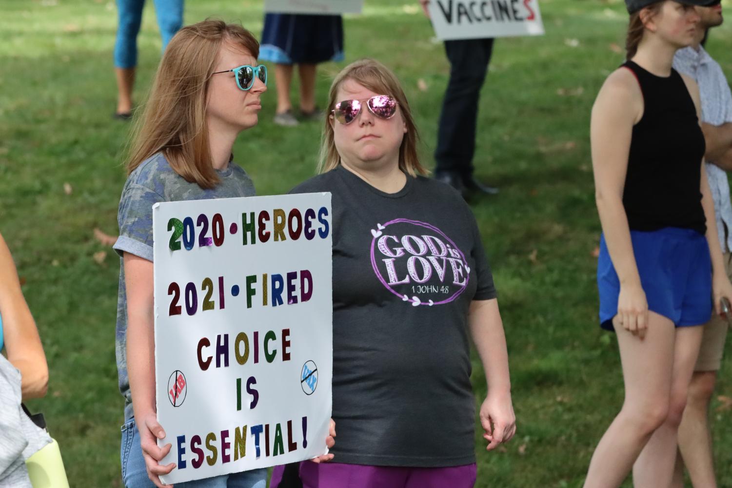 Anti-Mandate Rally in Shaw Park