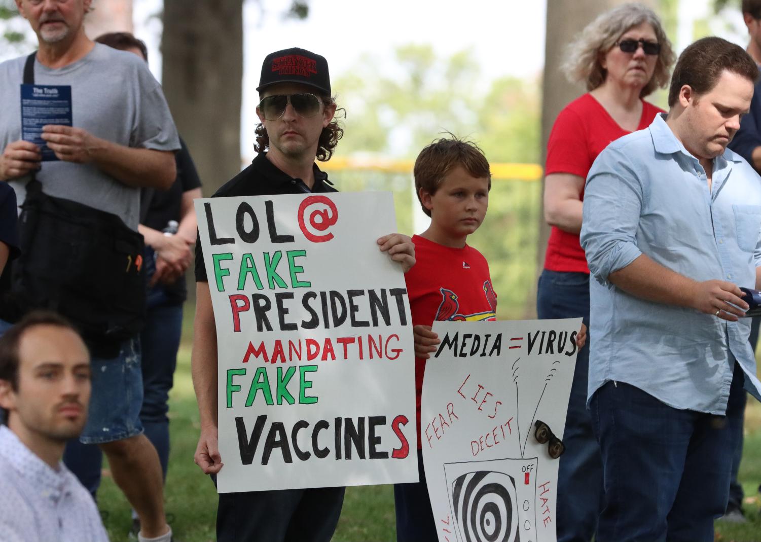 Anti-Mandate Rally in Shaw Park