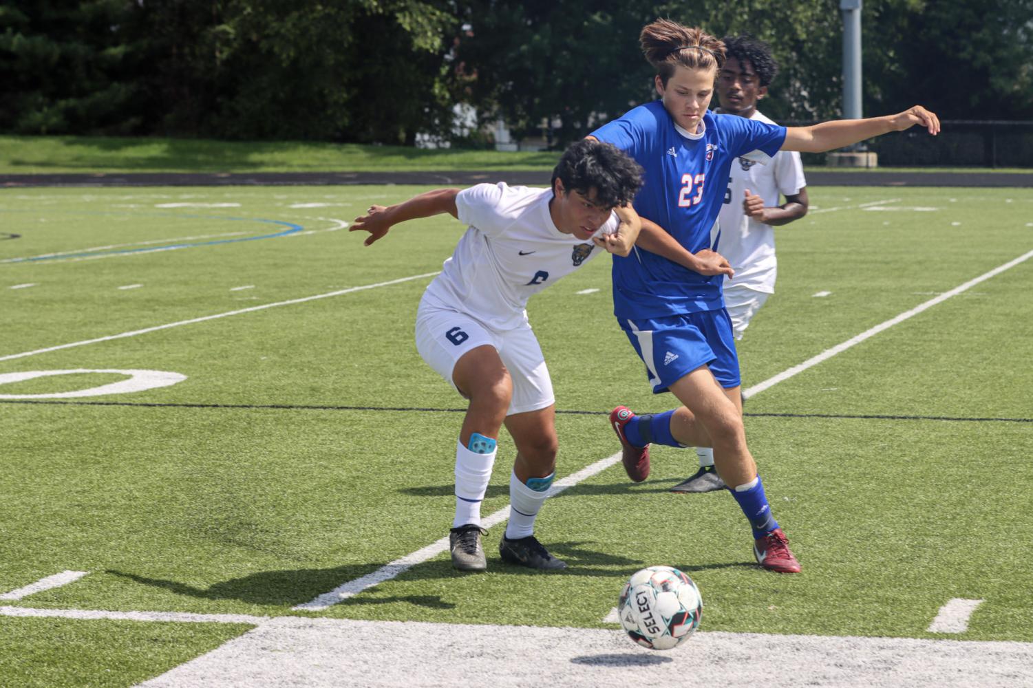 CHS Boy's Varsity Soccer team wins 2-0 against Principia