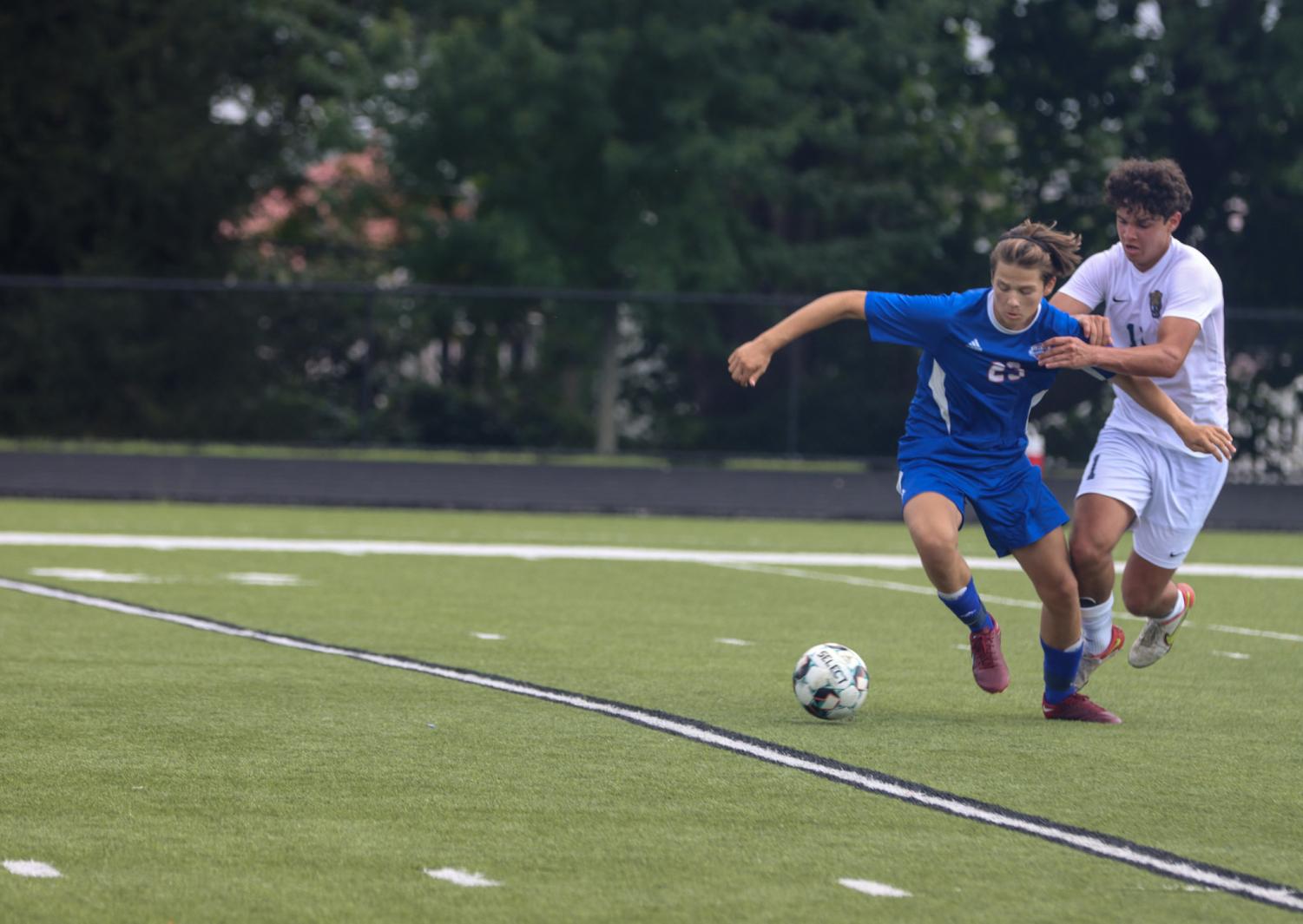 CHS Boy's Varsity Soccer team wins 2-0 against Principia