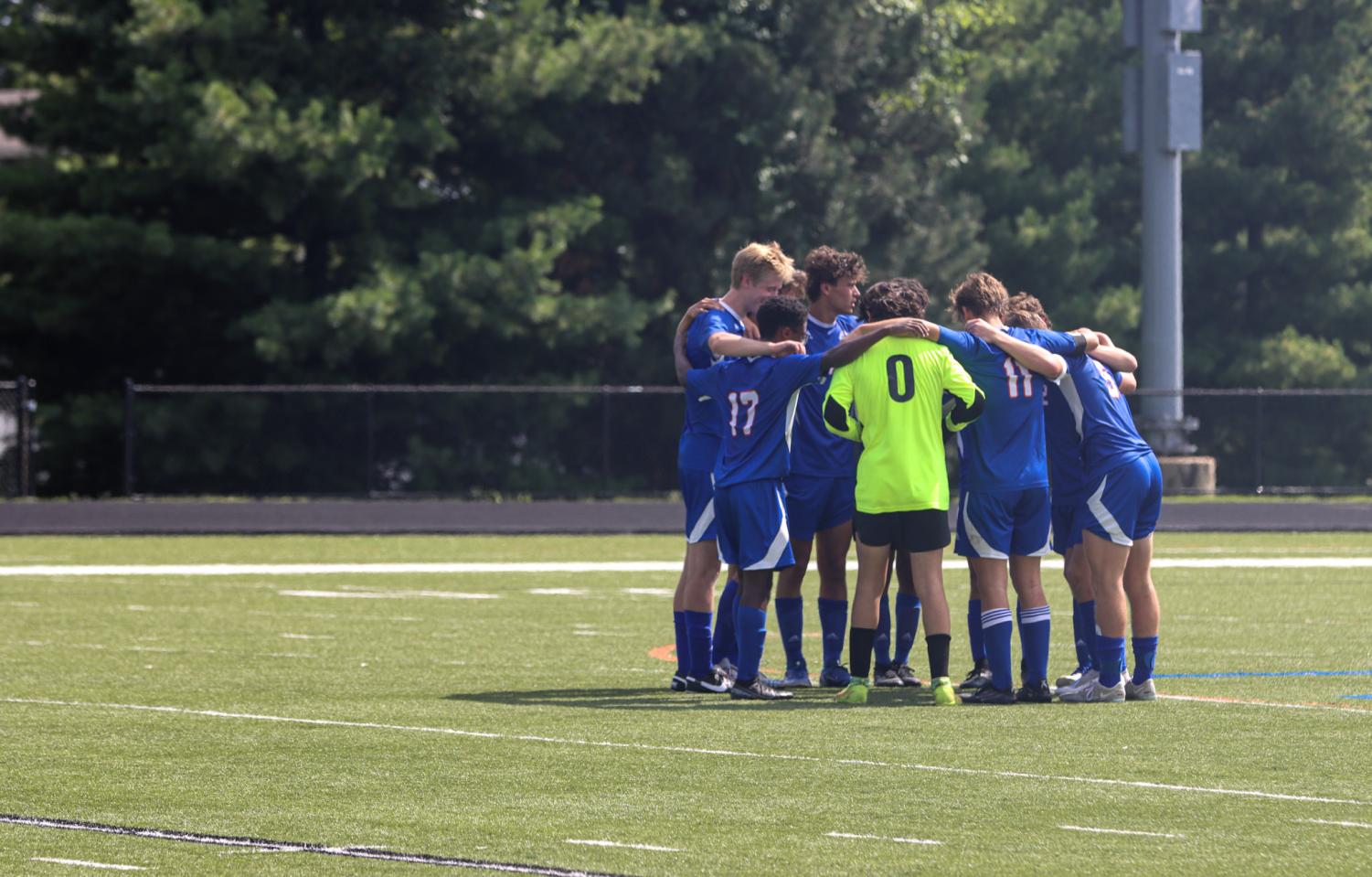 CHS Boy's Varsity Soccer team wins 2-0 against Principia