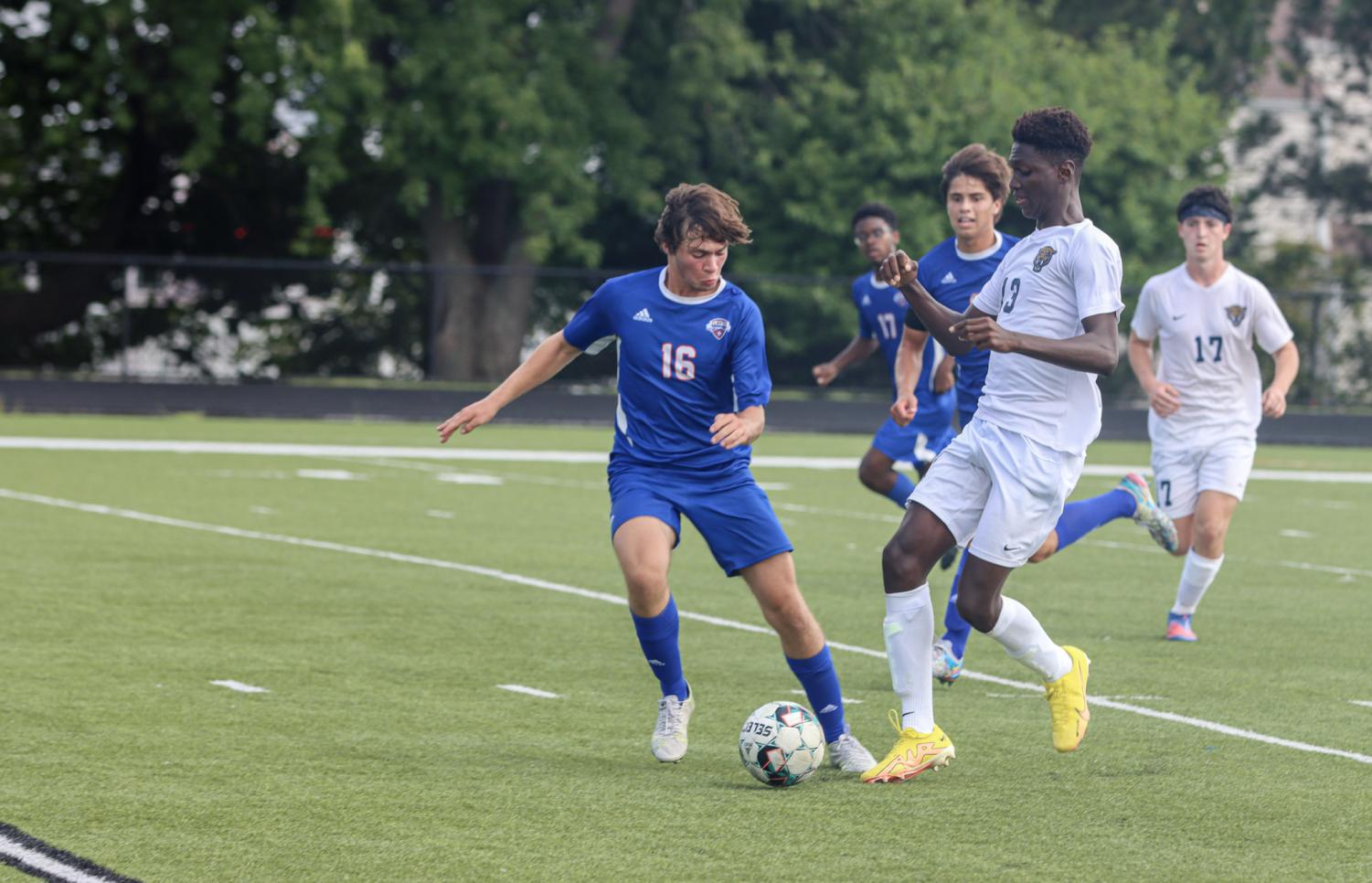 CHS Boy's Varsity Soccer team wins 2-0 against Principia