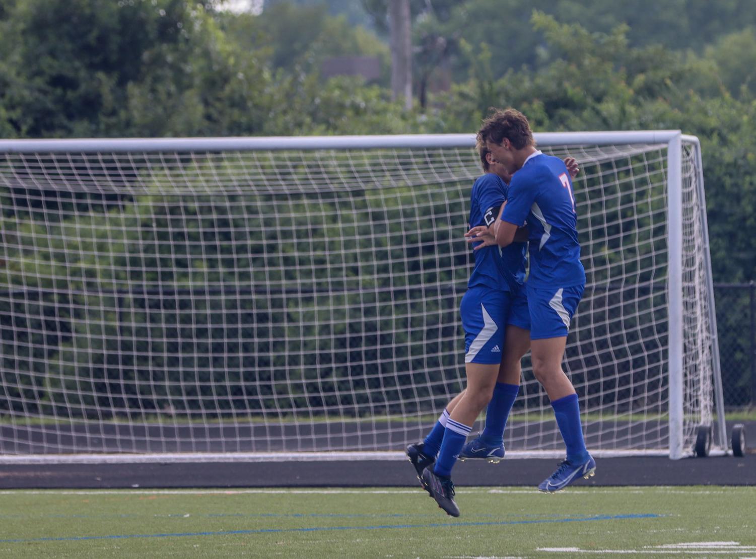 CHS Boy's Varsity Soccer team wins 2-0 against Principia