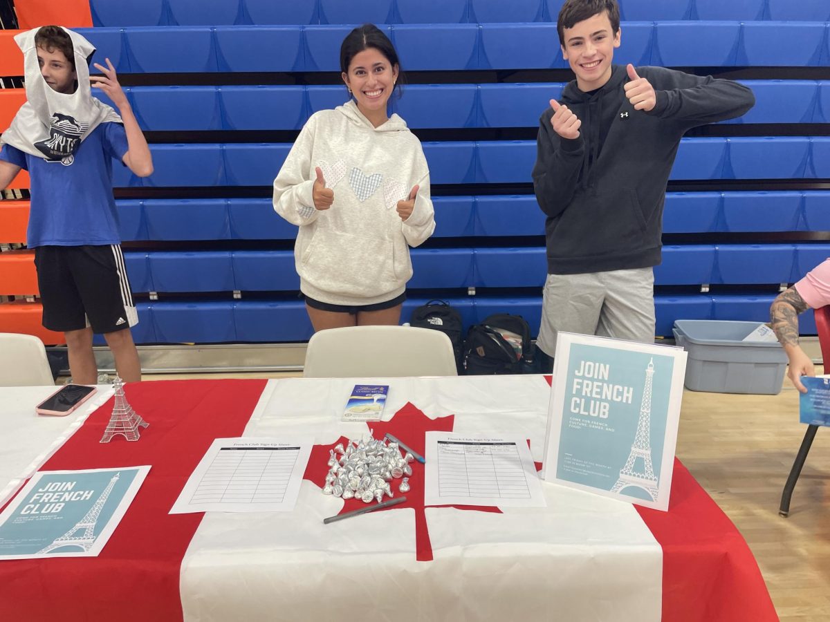 Among the booths at the activity fair was French Club. One of the co-founders of the club, sophomore Luke Jeans, is ready to keep expanding the club. “Joining French Club is a really fun way to learn about the culture and language,” Jeans said. “We’re excited to welcome new members  and continue to do all things French.” 