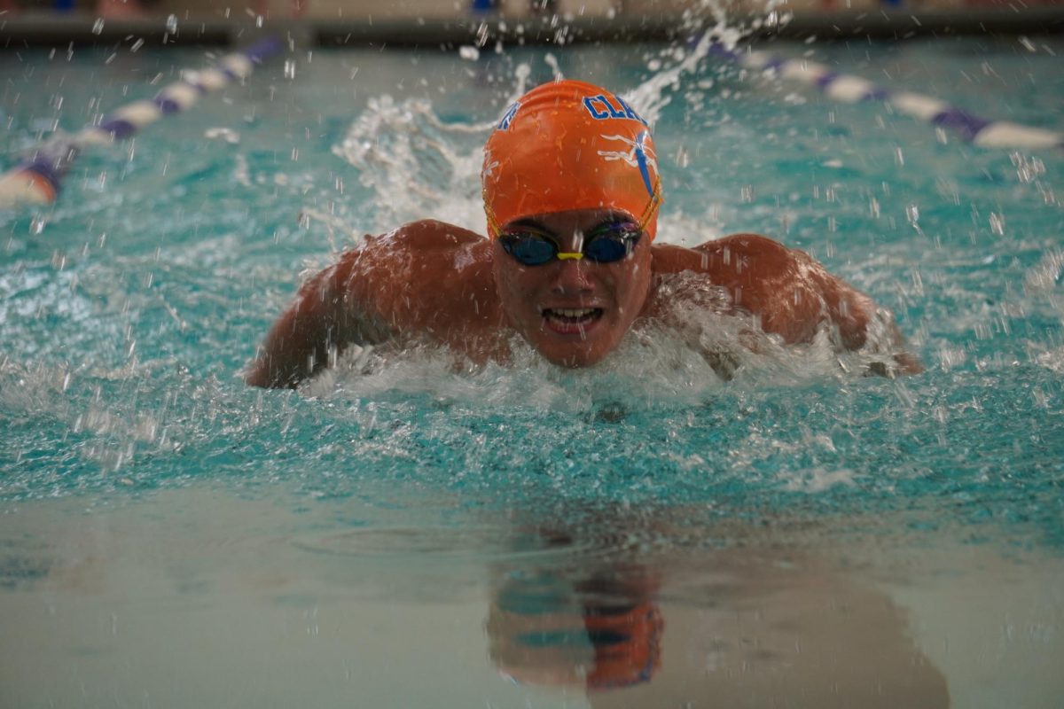 The boy's swim team has remained undefeated in their dual meets with a recent win against Ladue on Sept. 19 (105-78). Individually, freshman Austin Chu is proud of his performance in the 200IM this season. “I'm most proud of how the team feels like a team, and we have a good environment to joke around,” Chu said.