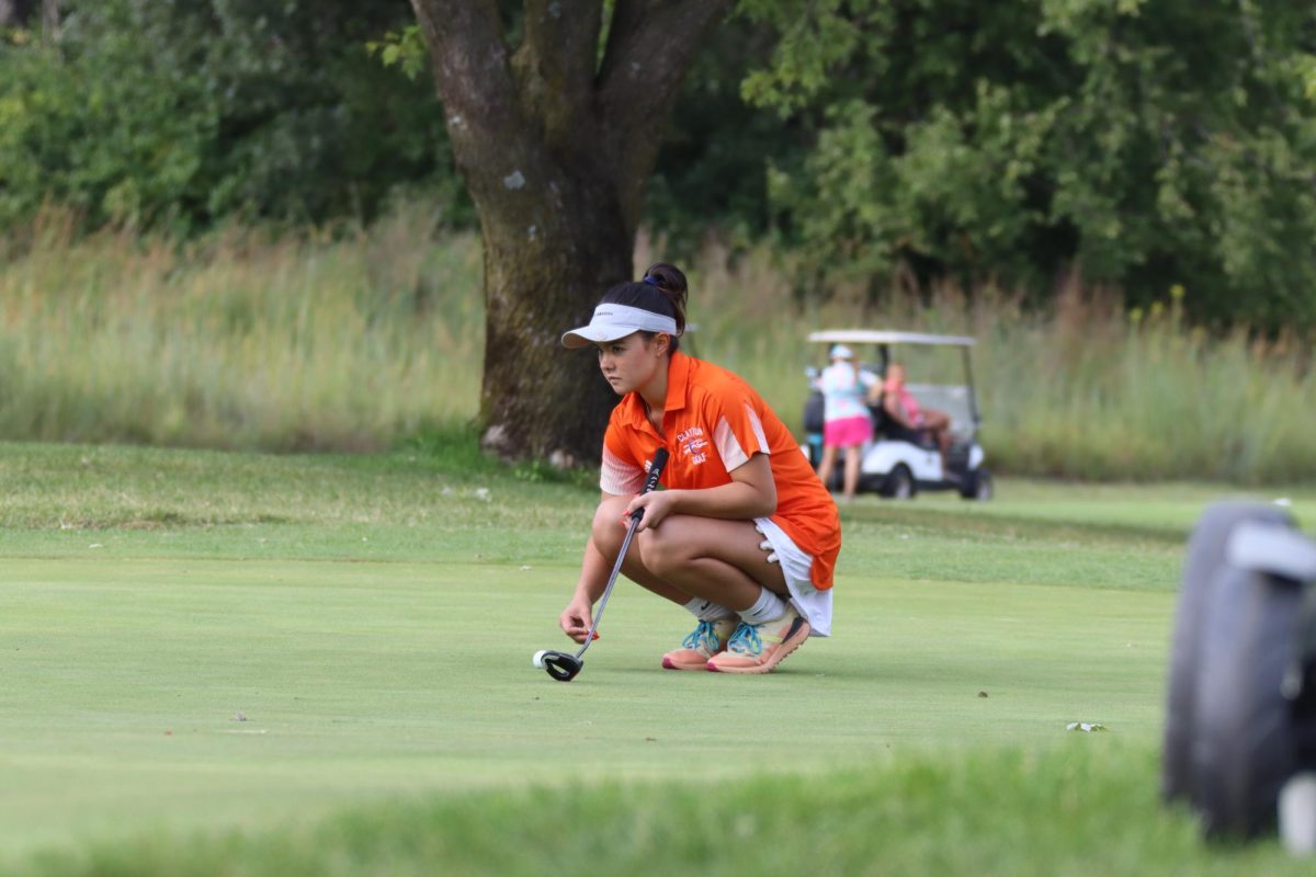 Junior Shuren Griffin enjoys the season but is not ready to see seniors leave. “Golf is great so far. But I’m also sad because it’s Anais’s last year so I’m trying to enjoy that with her,” Griffin said.