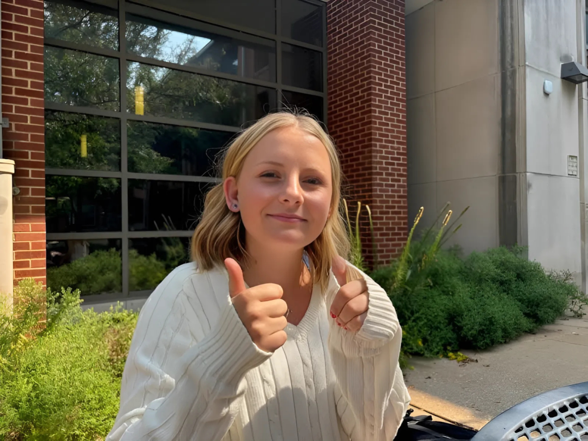 "I am most proud of my commitment to the field hockey team. It makes me proud because I put a lot of time and effort into it, and I'm seeing results. When I scored my first varsity goal, I felt so happy. They put me on JV because of my age. It's okay though because I know I feel supported where I’m at. I have support from all of my friends, teammates and my friends' parents, but mostly my best friend's mom, Kelli McGill. When I feel accomplished with something at field hockey, I tell them. When I feel let down at field hockey, I tell them, and I know I will always have someone in my corner to back me up and understand me." - Annabelle Olsen, 9