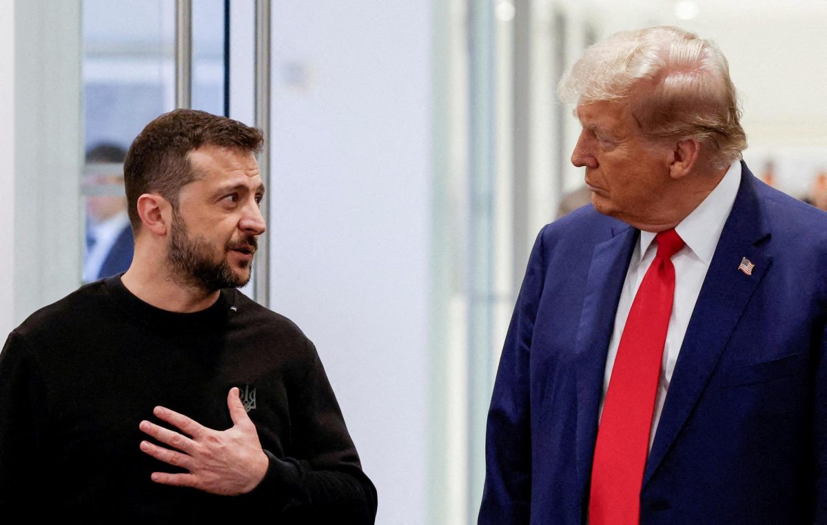 Donald Trump, Volodymyr Zelenskiy, New York City, September 27, 2024. REUTERS/Shannon Stapleton