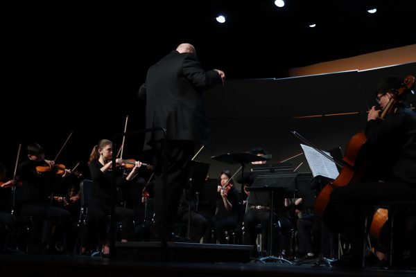 The Symphonic Orchestra held its first MMEA preview concert on Dec. 9, performing two of the three selected pieces. Then, 45 days later, the Symphonic Orchestra held its second preview concert on Jan. 23, a week before the MMEA performance.